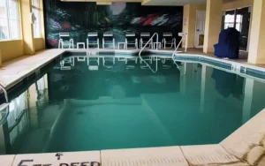 indoor pool at a Quality Inn