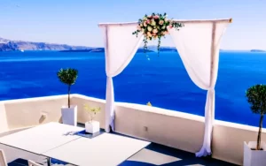 best weddings in Santorini