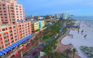 Clearwater Beach and Myrtle Beach offer a variety of accommodations