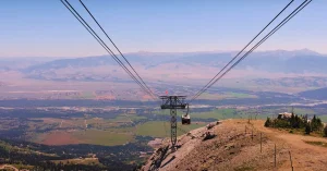 View from cable car