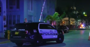 Police activities on miami