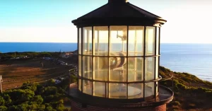 Martha's Vineyard beach lighthouse