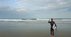 Cocoa beach surfing 