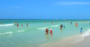 Fishing on clearwater beach