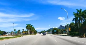 Way to hotel