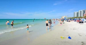 Clean water beach