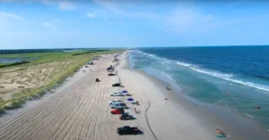 Carolina beach crowd