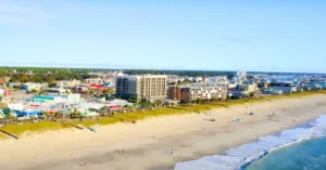 Carolina beach over view