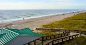 Carolina beach over view