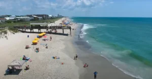 Beach crowd