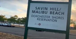 Malibu and Savin Hill beach side area