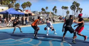 Beach basketball